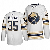 Sabres 35 Linus Ullmark White 50th anniversary Adidas Jersey Dzhi,baseball caps,new era cap wholesale,wholesale hats